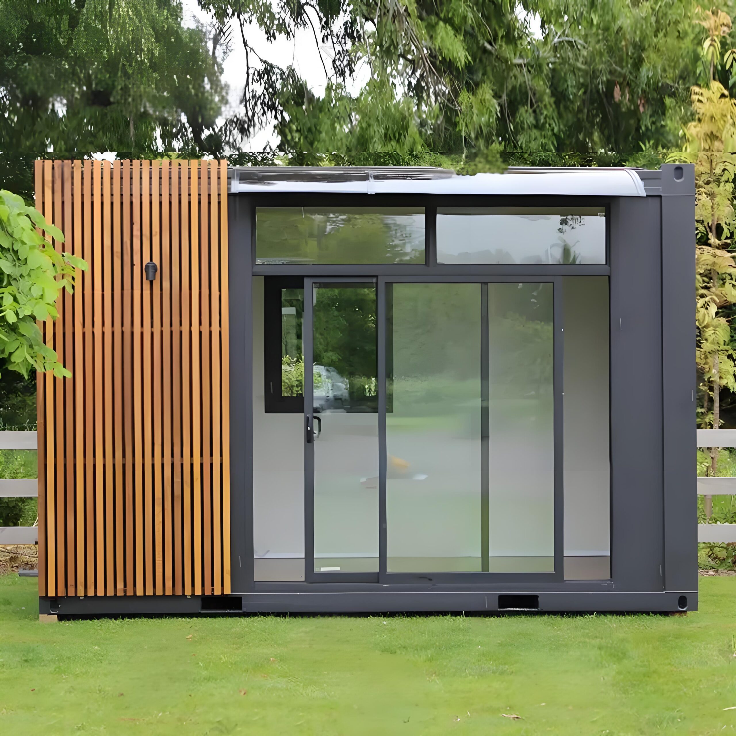 Cladded Modular Container Modern Tiny Home