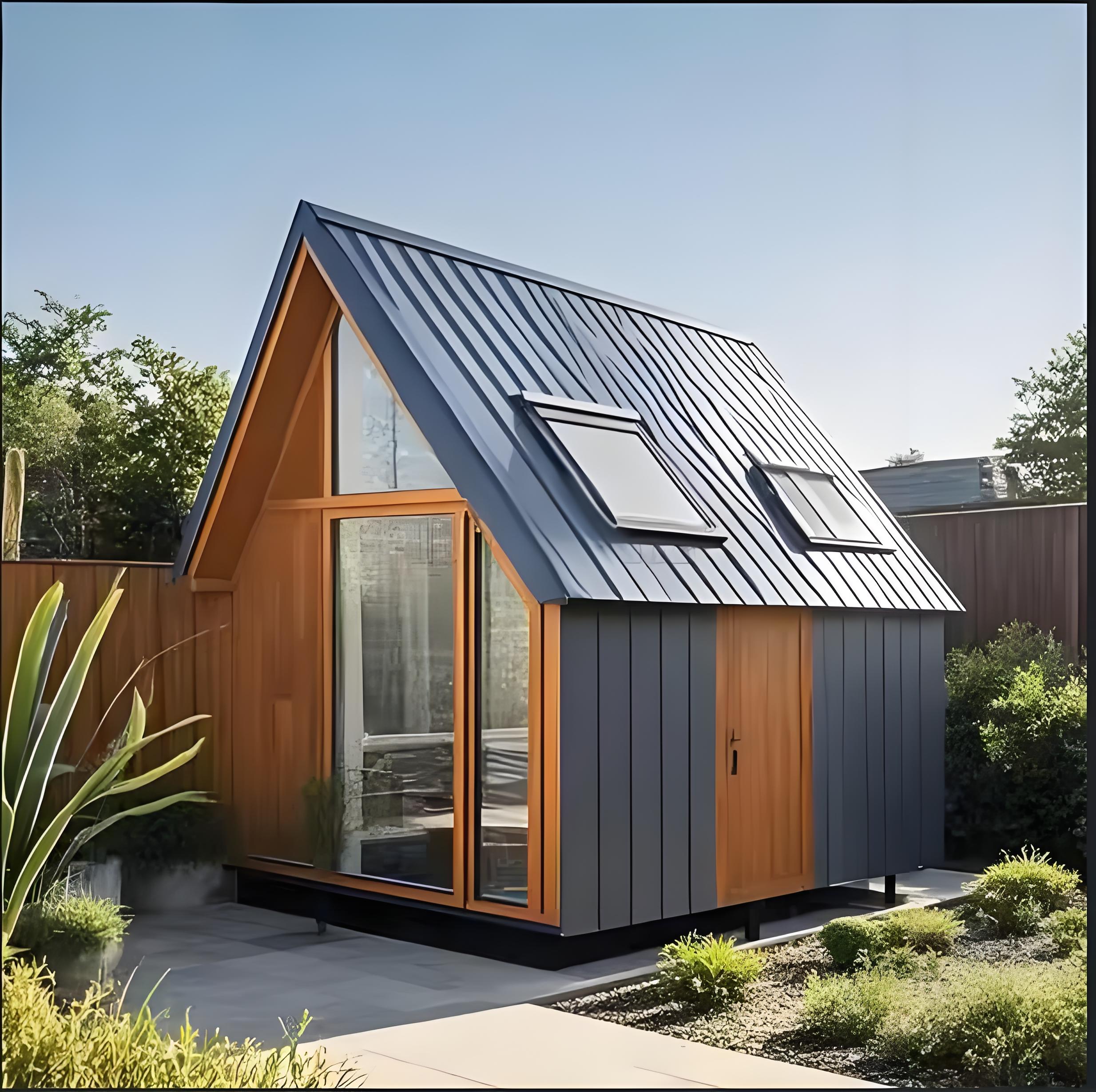 Premade 4 Bedroom Home With Wooden Entrance Doors China Import Prefabricated Houses With Carport Wooden Doll House